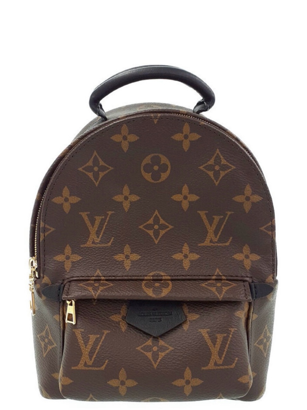 Monogram Mini Backpack - Brown/Gold Hardware